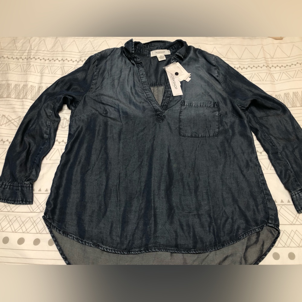 NWT Workshop Republic Clothing Denim Tunic